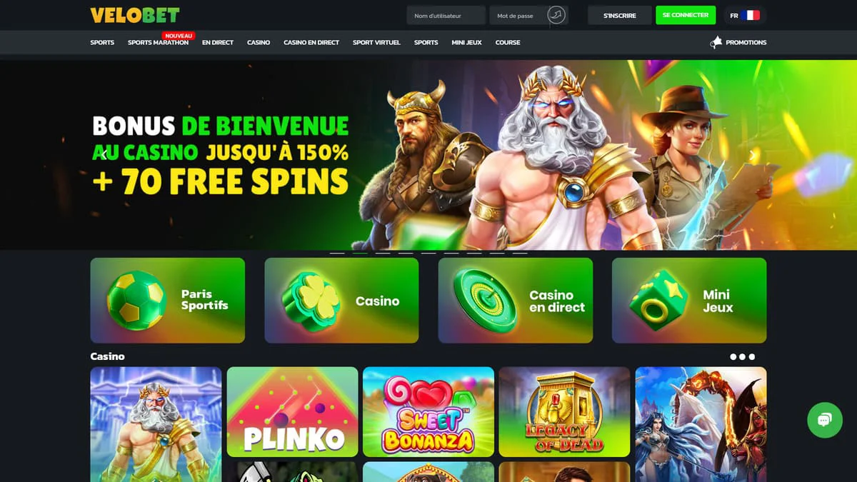 Velobet Screenshot